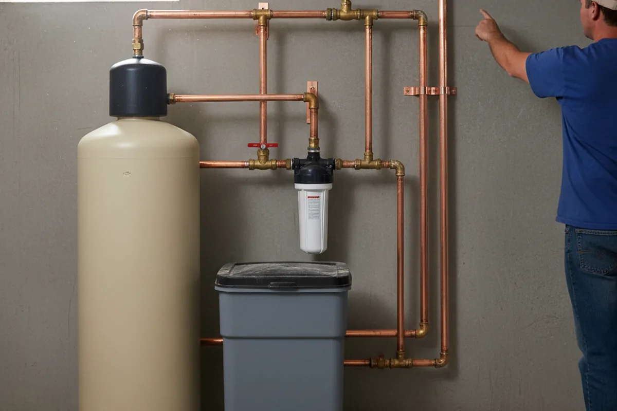 Whole-house water treatment system installed in Wakeman